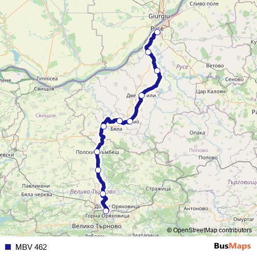 MBV 462 rail Line Map