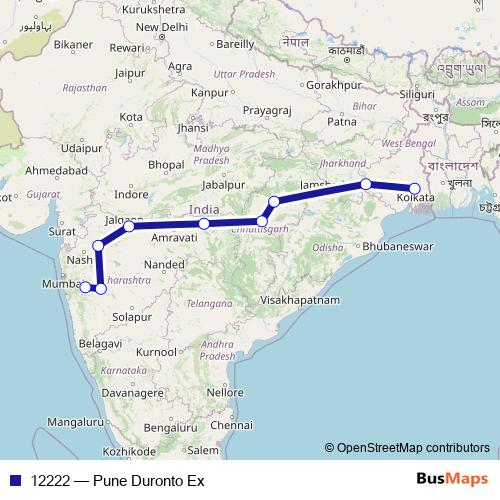 12222 rail Line Map