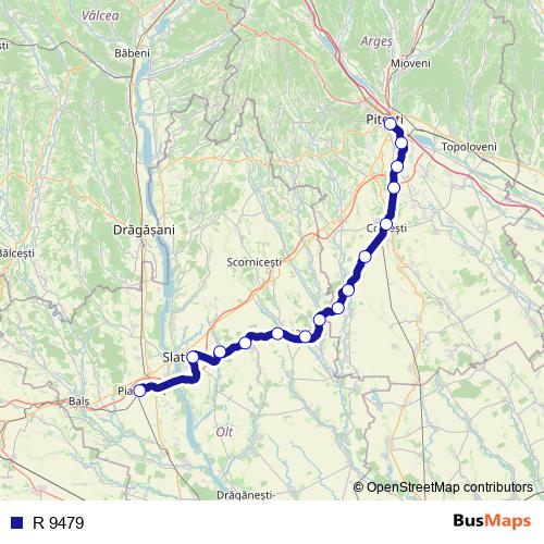 R 9479 rail Line Map