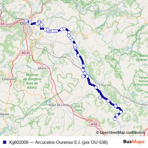 Xg602008 bus Line Map