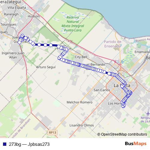 273bg bus Line Map