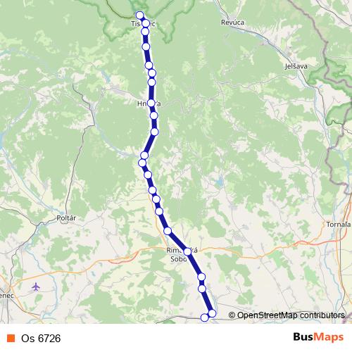 Os 6726 rail Line Map