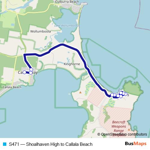 S471 bus Line Map
