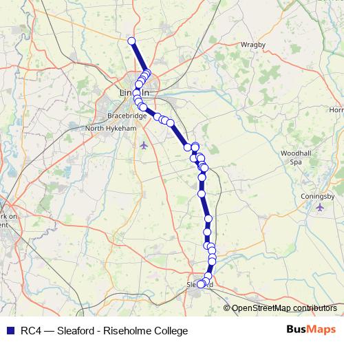 RC4 bus Line Map