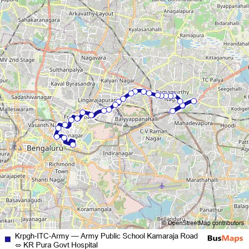 Krpgh-ITC-Army bus Line Map