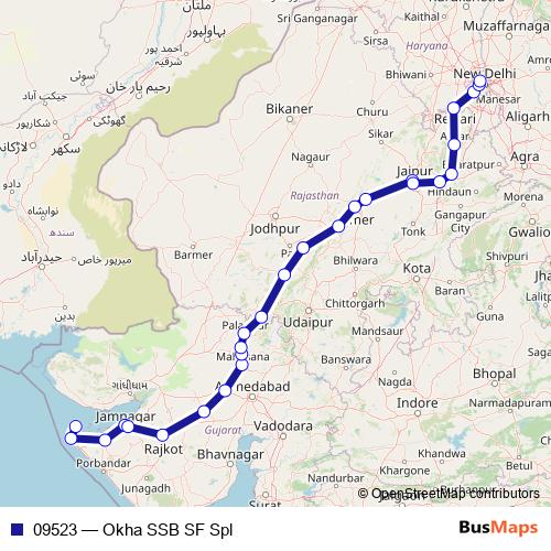 09523 rail Line Map