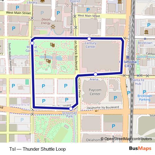 Tsl tram Line Map