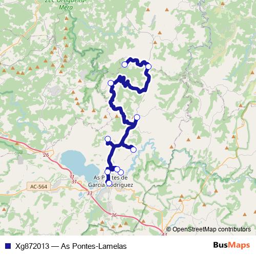 Xg872013 bus Line Map