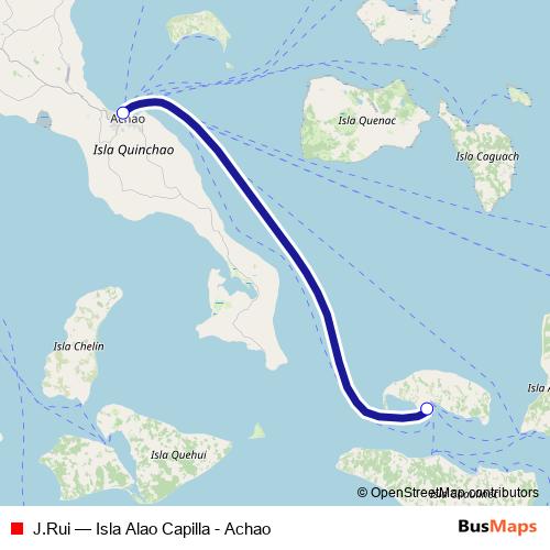 J.Rui ferry Line Map