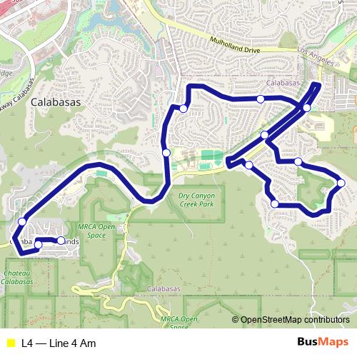 L4 bus Line Map