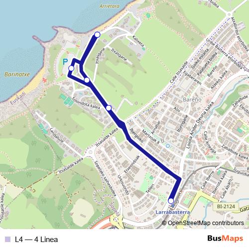 L4 bus Line Map