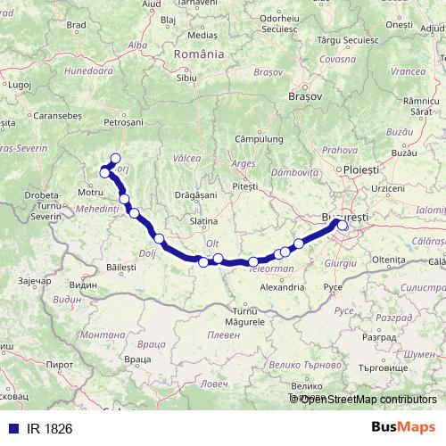 IR 1826 rail Line Map