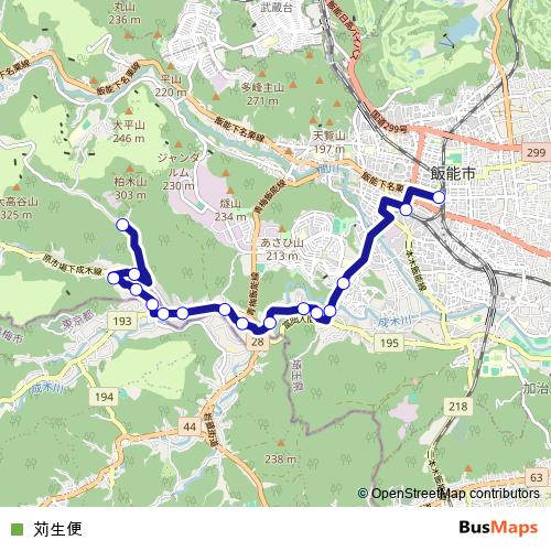 苅生便 bus Line Map