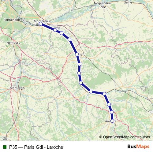 P35 rail Line Map
