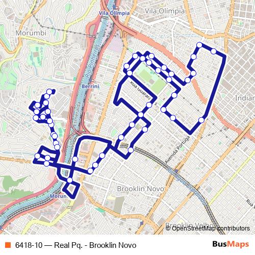 6418-10 bus Line Map