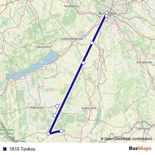 1818 Tenkes rail Line Map