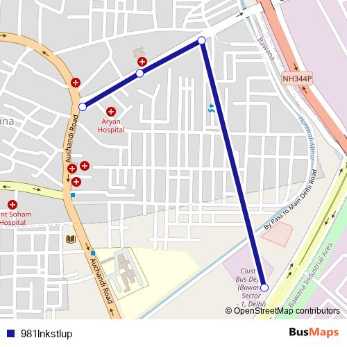 981lnkstlup bus Line Map