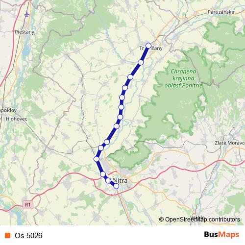 Os 5026 rail Line Map