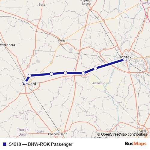 54018 rail Line Map