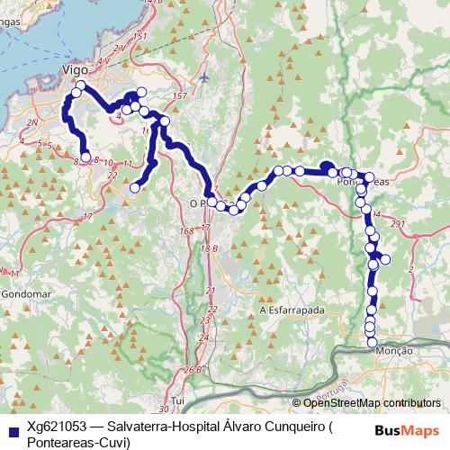 Xg621053 bus Line Map