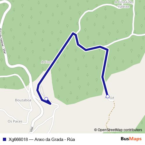 Xg666018 bus Line Map
