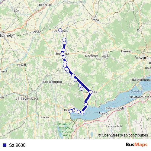 Sz 9630 rail Line Map