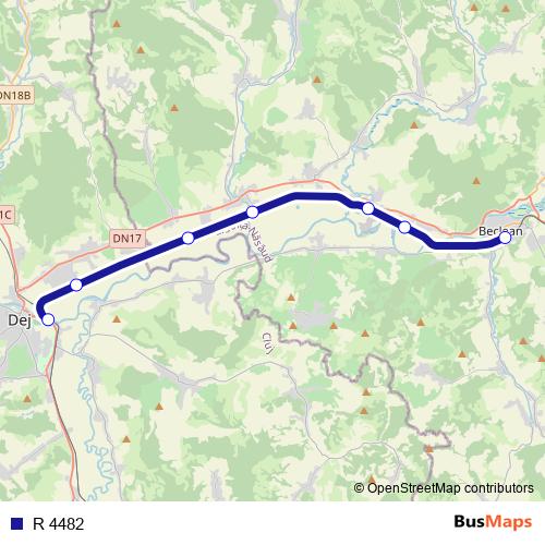 R 4482 rail Line Map