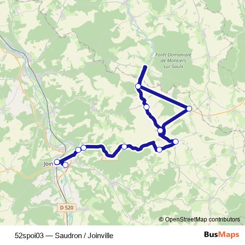 52spoi03 bus Line Map