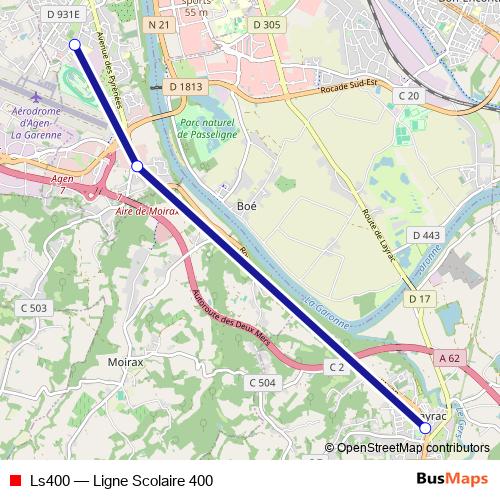 Ls400 bus Line Map