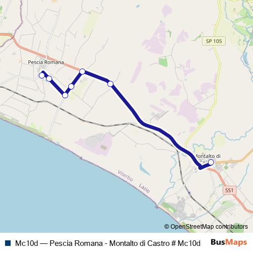 Mc10d bus Line Map