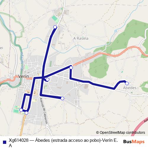 Xg614028 bus Line Map