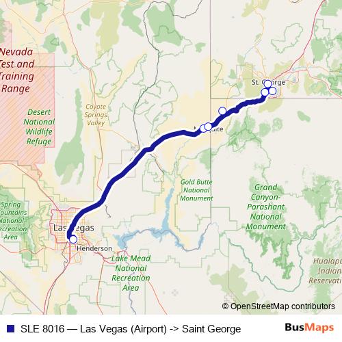 SLE 8016 bus Line Map