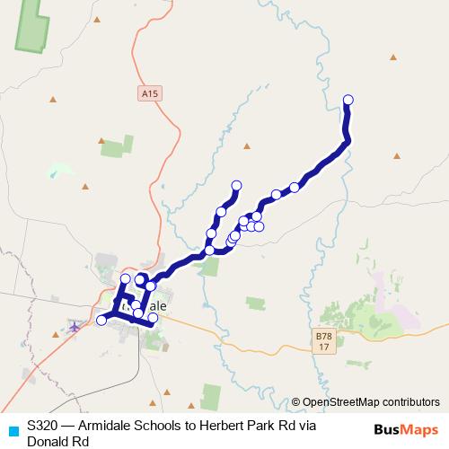 S320 bus Line Map