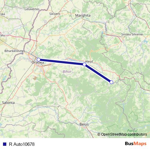 R Auto10678 bus Line Map