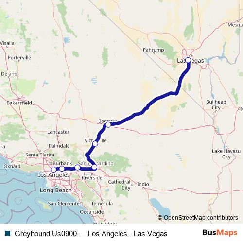 Greyhound Us0900 bus Line Map