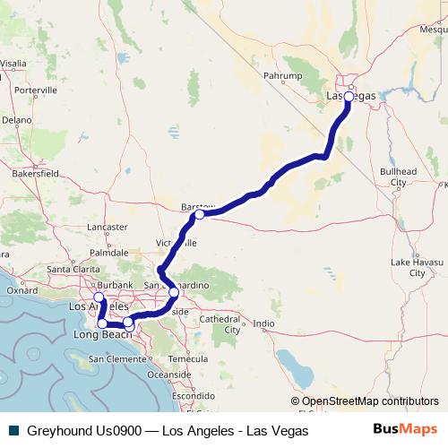 Greyhound Us0900 bus Line Map