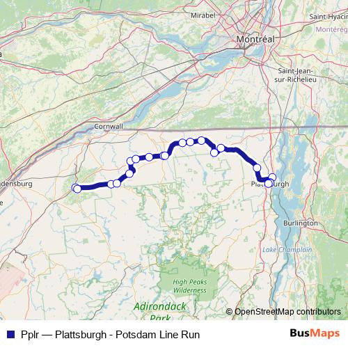 Pplr bus Line Map