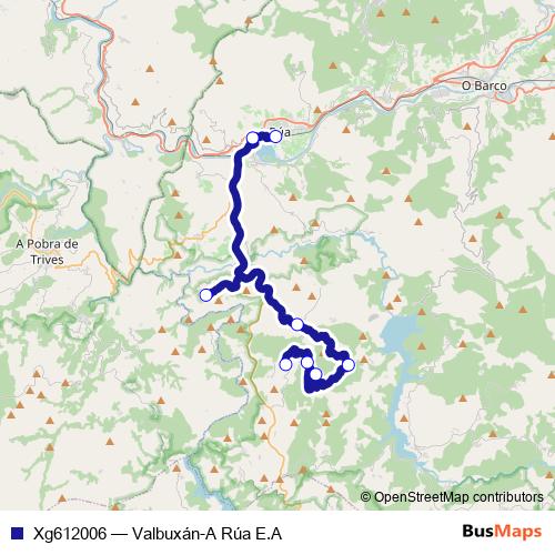 Xg612006 bus Line Map