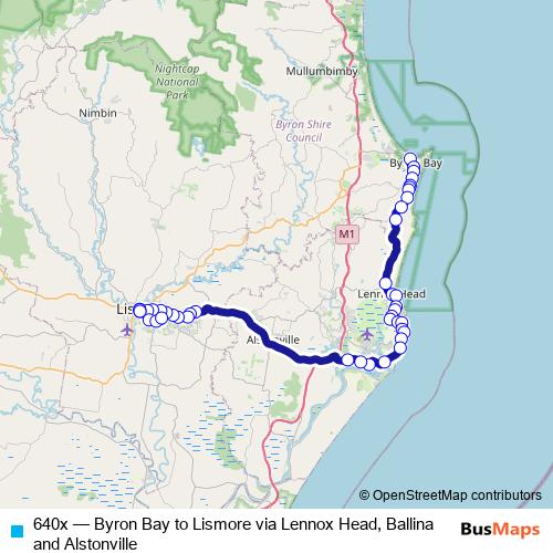 640x bus Line Map