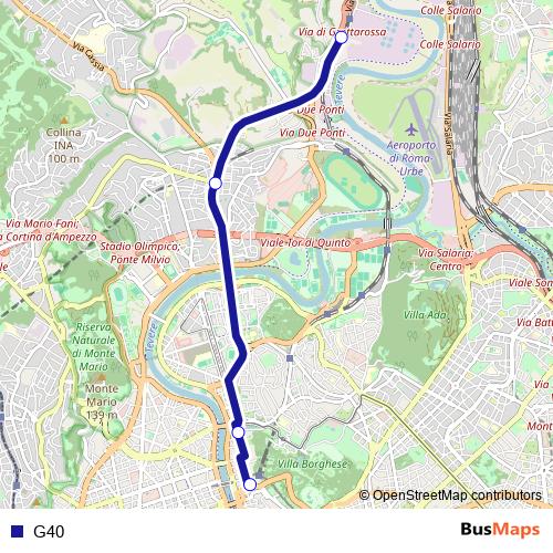 G40 bus Line Map
