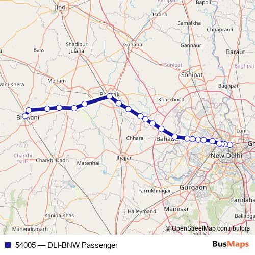 54005 rail Line Map