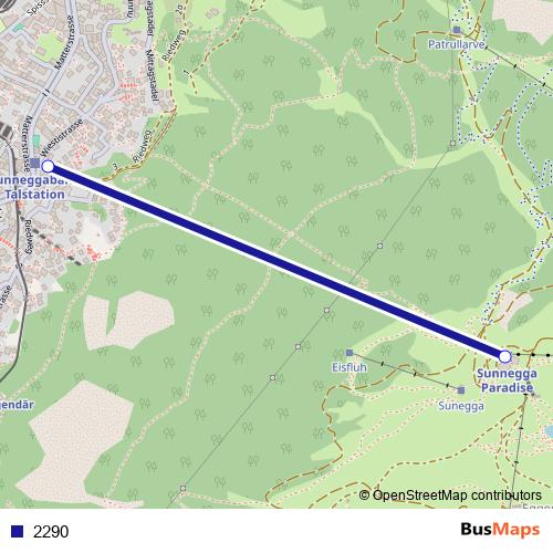 2290 funicular Line Map