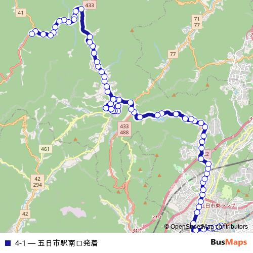 4-1 bus Line Map