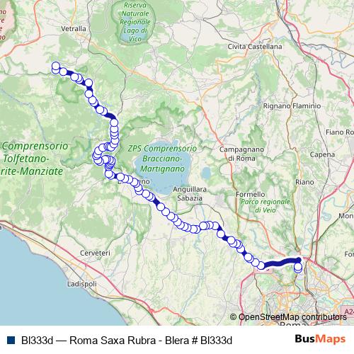 Bl333d bus Line Map