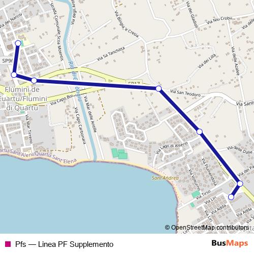 Pfs bus Line Map