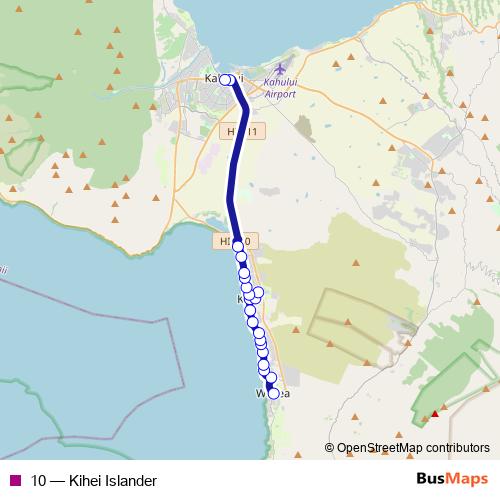 10 bus Line Map