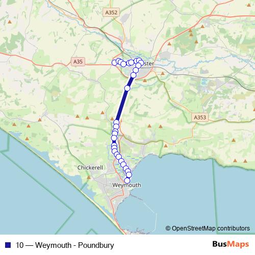 10 bus Line Map