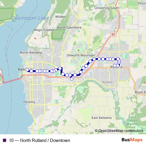 10 bus Line Map