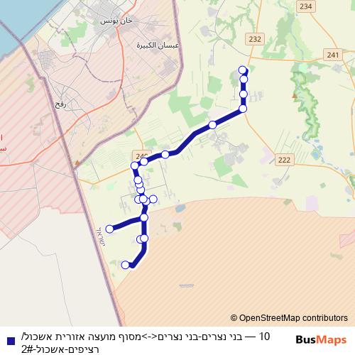 10 bus Line Map