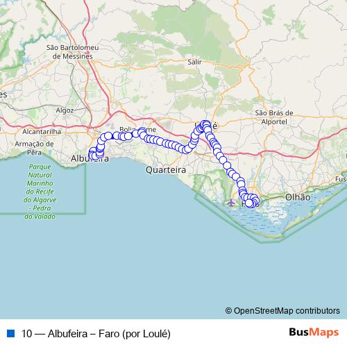10 bus Line Map